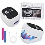 Upgrade Nagelpilz Lasergerät, Nagelpilz Laser Gerät, 21Tage schnell wirkend Nagelpilz Behandlung Schnell Intensiv, Nagelpilz Behandlungs Gerät für Finger und Fußnägel, 500nm Blau & 950nm Infrarotlicht