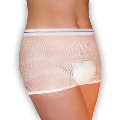ButzeleService.de Wöchnerinnen Slips (8 STK) zur Fixierung von Wochenbett Binden, bis zu 100x waschbare Hygiene Unterwäsche, Panties Hosen für Schwangerschaft & nach der Geburt (M)