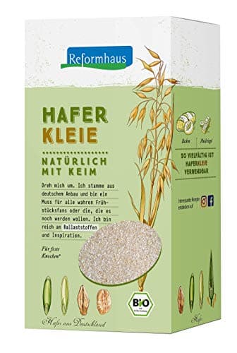 Reformhaus Haferkleie Bio, 6er Pack (6 x 500 g)