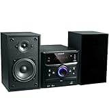 WISCENT 30W HiFi-System Stereo-Systeme mit Bluetooth (CD-Player, DVD-Player, UKW-Radio, USB, AUX-Eingang), HiFi-System Micro Music Sound