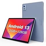 FancyFish Android 13 Tablet mit 10.1 Zoll, Octa-Core 2,0 GHz CPU, 1920 × 1200 FHD Display, 12(6+6) GB RAM + 128 GB ROM (TF erweitern 1TB), 5G WLAN, Bluetooth 5.0, 13+5 MP Kamera, 6000 mAh