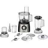 Bosch MCM3501M Küchenmaschine MultiTalent 3, 800 Watt, schwarz/Edelstahl