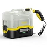 Fanttik NB8 Nano Tragbarer, kabelloser, elektrischer Hochdruckreiniger mit 8 LiterTank, einziehbarem Sprühkopf, 2600 mAh, Waschmaschine für Terrasse, Campingdusche und Haustierreinigung