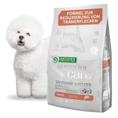 Nature's Protection Superior Care Hundefutter Trocken Getreidefrei für Kleine & Mini-Rassen - Hypoallergenes Hundefutter mit Lachs, Trockenfutter für Erwachsene Hunde, 1.5kg