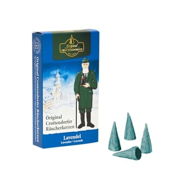 Crottendorfer 1008 Original Räucherkerzen Lavendel 24 Stück, Größe M