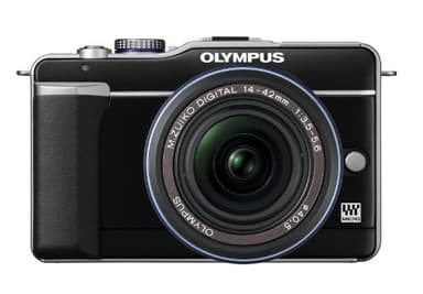 Olympus PEN E-PL1 Systemkamera (13 Megapixel, 6,9 cm (2,7 Zoll) Display, Bildstabilisator) Gehäuse schwarz