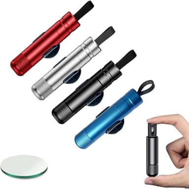Gaxcent Safe Pro X FüR Autoscheiben,Safe Pro X Auto, Safepro X Auto Notfallhammer & Gurtenschneider FüR Autoscheiben Kompatibel Mit Allen Fahrzeugen (4pcs),1