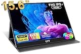 UYY Monitor portabel 15.6 Ultra-Thin FHD 1080P,2024 Travel IPS Monitor,HDR Gaming Monitor mit Smart Cover und Zwei Lautsprechern, HDMI,Type-C, |Laptop|PC|Phone|Mac|PS|Game Console