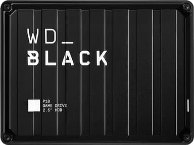 WD_BLACK P10 Game Drive 5 TB externe Festplatte (mobile und robuste High-Perfomance-Festplatte, für Konsole und PC, bis zu 125 Spiele speichern) Schwarz