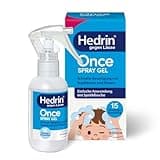 Hedrin ONCE - Spray Gel - Läuse-Gel zum Sprühen - Schnelle Beseitigung von Kopfläusen und Nissen mit nur einer Anwendung - klinisch belegte Wirksamkeit - 1 x 60 ml