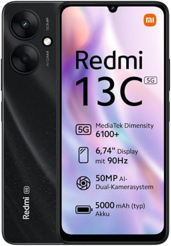 Xiaomi Redmi 13C 5G 128GB/4GB RAM Dual-SIM starry-black
