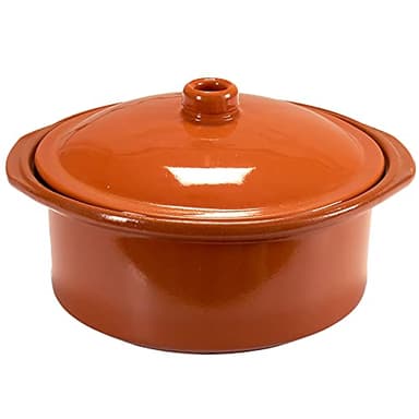 Tontopf Cocotte mit Deckel - ofenfest und hitzebeständig - Auflaufform - Cocotte Ofentopf - verschiedene Größen (3,5 Liter)