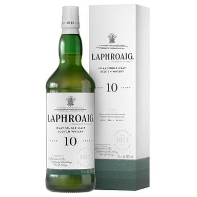 Laphroaig 10 Jahre | Islay Single Malt Scotch Whisky | mit Geschenkverpackung | einzigartig rauchig-torfiger Geschmack | 40% Vol | 1 x 0,7l