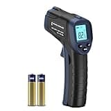 ERICKHILL Infrarot Thermometer -50℃-600℃ Berührungslose digitale Laser-Temperaturpistole LCD-Display mit Einstellbarer Emissionsgrad - für Kochen/Barbecue/Gefrierschrank/Industrie, Schwarz Blau