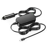Basicvolt 12V 24V KFZ Laptop Ladegerät USB C 100W 20V 5A Notebook Netzteil Ladekabel Auto Zigarettenanzünder Adapter für MacBook Acer Lenovo Thinkpad Yoga HP ASUS Dell Samsung