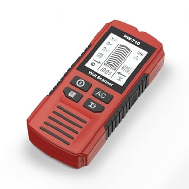 Leitungssucher 5 in 1 – Kabelfinder & Metallsuchgerät für Stromleitungen, Holzbalken & Eisen | Multifunktionaler Wandscanner & Detektor