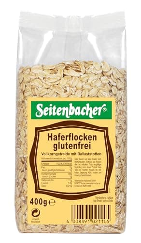 Seitenbacher Haferflocken I zart I grossblättrig I glutenfrei I (3x400g)