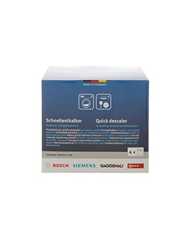 Bosch, Siemens, Neff, Gaggenau Entkalker Schnellentkalker für Waschmaschinen und Spülmaschinen 00311923 (4x)