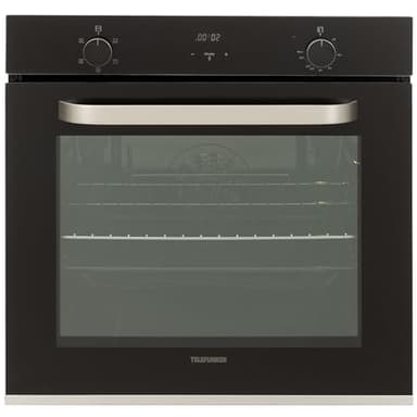 Telefunken Backofen Einbaugerät | Einbaubackofen ohne Kochfeld | Ofen autark mit 73 Liter Volumen | 60 cm | 5 Betriebsarten | Edelstahl | Umluft/Ober-Unterhitze | Einfache Reinigung | B-OV-75-A-I