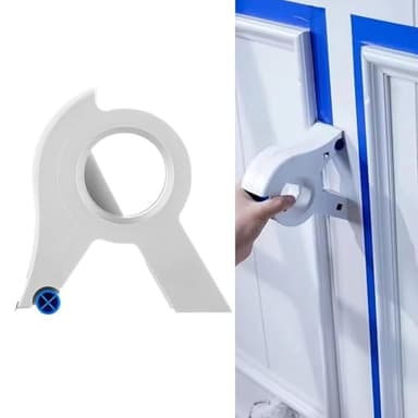 JDCMEI Abdeckbandmaschine zum Malen, Malerband Applikator, Tragbarer Maler Klebebandspender, Klebebandspender, Abdeckband Schneidwerkzeug für Zierleisten, Böden, Fenster und Türrahmen