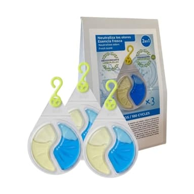 2in1 Geschirrspül-Deo | Geruchsvernichter und Geruchsneutralisierer | Frischer Duft | Hinterlässt keinen Geruch am Geschirr | Anti-Geruch für die Spülmaschine | Beseitigt schlechte Gerüche