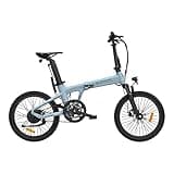 ADO E-Bike Air 20S E-Fahrrad Faltbar, klapprad Riemenantrieb,Citybike, 1 Gang, Hintermotor, Fingerabdruck-Schloss/Helm, ebike Damen/Herren,StVZO mit Handyhalter.Blue