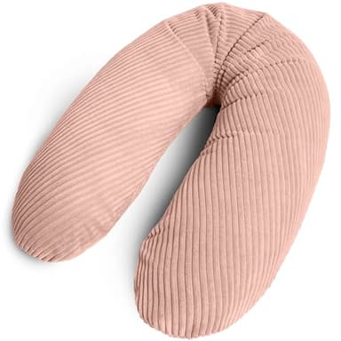 Amilian Stillkissen XXL 170 cm – Seitenschläferkissen für Schwangerschaft & Stillzeit – Lagerungskissen mit Füllung & abnehmbarem Bezug - Elfenlicht