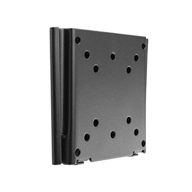 TooQ LP1023F-B - Feste Wandhalterung für Monitor/TV/LED/LCD von 10 "bis 23", bis 30 kg Gewicht, Abstand zur Wand von 15 mm, VESA-Format bis 100x100, schwarz