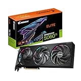 Gigabyte AORUS GeForce RTX 5060 Ti Elite 16G Grafikkarte – 16 GB GDDR7, 128 Bit, PCI-E 5.0, 2722 MHz Kernfrequenz, 3 x DisplayPort, 1 x HDMI, GV-N506TAORUS E-16GD