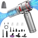 Akku Handstaubsauger Mini Staubsauger Auto: USB Handheld Vacuum Cleaner 16000Pa Power - 6000mAh Akkusauger mit 3 HEPA Filter - Kabellos Handsauger Akkustaubsauger für Matratzen Car Tierhaare Haustiere