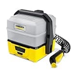 Kärcher Mobile Outdoor Cleaner OC 3 Plus, Fördermenge: 2 l/min, Gewicht: 2,3 kg, Wassertank: 7 l, Lithium-Ionen-Akku, Spiralschlauch, Gerätefilter, abnehmbarer Wassertank, schonender Niederdruck