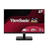 ViewSonic VA2762-4K 27" 4K IPS-Monitor, HDMI x2, DisplayPort, Entspiegelt, VESA-kompatibel, 10-bit, HDR10, Ergonomisch, Eye ProTech
