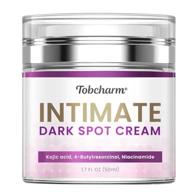 Tobcharm Aufhellungscreme Dunkelfleckenentferner für den Körper Dunkelflecken-Korrekturcreme für Intimbereiche, Achselhöhlen, Innenschenkel und Bikinizone Dark Spot Remover Cream for Body