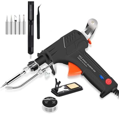 Intern Beheizte Industrielle schweißwerkzeuge, Multifunktions schweißpistole Set, Automatische Schweißpistole, Tragbares Einhand-schweißgerät, Schwarz (Interne Heizung)