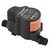 SEAFRONT Wasserdruck-Booster-Pumpe Wasserdruckerhöhungspumpe DC 24 V Kleine Dusch-Booster-Umwälzpumpe, Vollautomatisch, Geräuscharm, Schwarz, Industriell, Rot, ABS, Kupfer