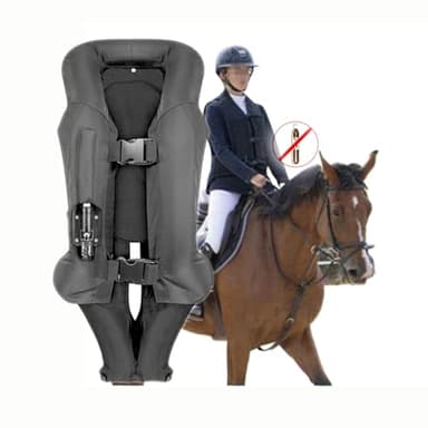 Ereignis Airbag -Weste for Erwachsene Reiter -Performance -Jacken Können Wiederverwendet Werden Geeignet for Motorräder Und Reitwesten(X-Large)