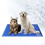 Kühlmatte für Hunde und Katzen, Haustier-Kühlmatte, ungiftiges Gel, selbstkühlend, für Box und Körbchen, perfekt für heiße Sommertage, Größe XL (60 x 90 cm)