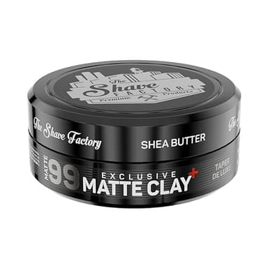 THE SHAVE FACTORY Premium Pomade – 99 Taper de Luxe 150ml – Haarpomade mit Starkem Halt, Mittlerem Glanz und Langer Kontrolle – Wasserbasiert, Leicht Auswaschbar – Barbershop-Qualität