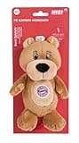 NICI Spieluhr FC BAYERN MÜNCHEN Bär Berni 18 cm – kuscheliger Fanartikel zur Befestigung an Kinderwagen oder Babybett, niedliches Kuscheltier für Babys & Kleinkinder, 49082, tolle Geschenkidee, braun