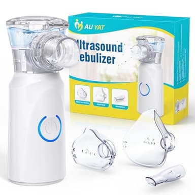 AU YAT Inhalationsgerät Maschine für Erwachsene, Wiederaufladbare Tragbare Inhaliergeräte für Erwachsene und Kinder, Leise Inhalator für Kinder