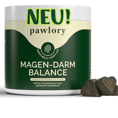 Probiotika Leckerli für Hunde | 120 Snacks | Unterstützt Darmflora & Verdauung | Bei Grasfressen, Durchfall & Blähungen | mit Präbiotika | (360g)