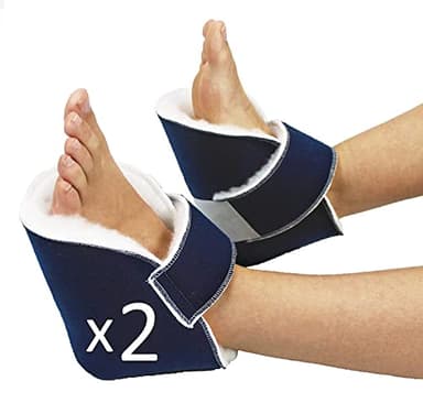 OrtoPrime Anti-Dekubitus Fersenpolster 2 Stück - Antidekubitus Fersenpolster - und Ellbogenschoner - Fersenschoner Antidekubitus UNIVERSAL - antidekubitus fersenpolster Weich.