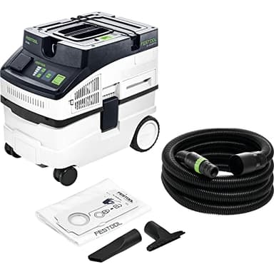 Festool Absaugmobil CT 15 E CLEANTEC (mit Hauptfilter, Saugschlauch, SELFCLEAN Filtersack, Fugendüse, Polsterdüse)