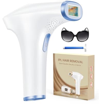 Haarlosy IPL Geräte Haarentfernung - Schmerzfreie Haarentfernungsgerät mit 3 Erweiterte Funktionen HR/SC/RA, 9 Stufen, 999,900 Blitzen zu Hause für Frauen, Achseln, Bikini, Beine, Körper – Pfirsich