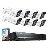 Reolink 4K Überwachungskamera Set, Videoüberwachung mit 8X 8MP PoE IP Kamera und 16CH 4TB HDD NVR, Personenerkennung und Fahrzeugerkennung, IP66, 30M IR Nachtsicht für Aussen, Innen, RLK16-800B8