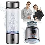 IUHFSIFS Neuer Wasserstoff Wasserflasche【SPE-Technologie der zweiten Generation】【SGS Zertifizierung - 3000PPB】Hydrogen Water Bottle Mit TOP SPE PEM-Technik, Wasseraufbereitung in 3 Minuten 450ML
