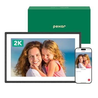pexar by Lexar 2K Digitaler Bilderrahmen, FAZ Kaufkompass Testsieger, 11'' Anti-Glare IPS Touch Screen, Wi-Fi Digitaler Fotorahmen mit 32GB zum Verschenken