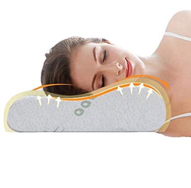Ecosafeter 2026 Neues Upgrade Hohe Dichte Memory Foam Kissen Kopfkissen - Ergonomisches Orthopädisches Schlafkissen für Nacken- und Schulterschmerzen Mit abnehmbarem Bambus Kissenbezug