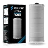 SparkPod Duschfilter Kartusche (1 Stück) - Duschkopf Filter - Wassersparend - Legionellenfilter - Kalkfilter - Brausekopf Filter - Entkalker