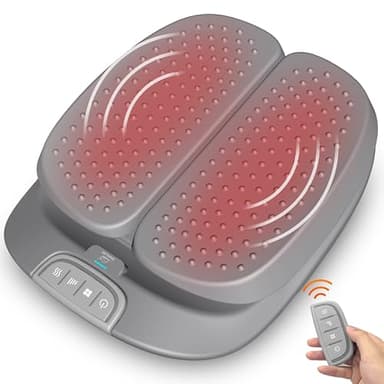 Snailax Shiatsu Fußmassagegerät mit Wärmefunktion, elektrische Fußmassagegerät mit Vibration, Massagegerät für Fußmassage mit Fernbedienung, Geschenke